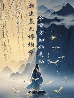 朝生暮死蜉蝣诗句图片